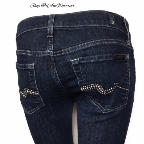 7 For All Mankind Denim - 7 for all Mankind crystal pocket jeans